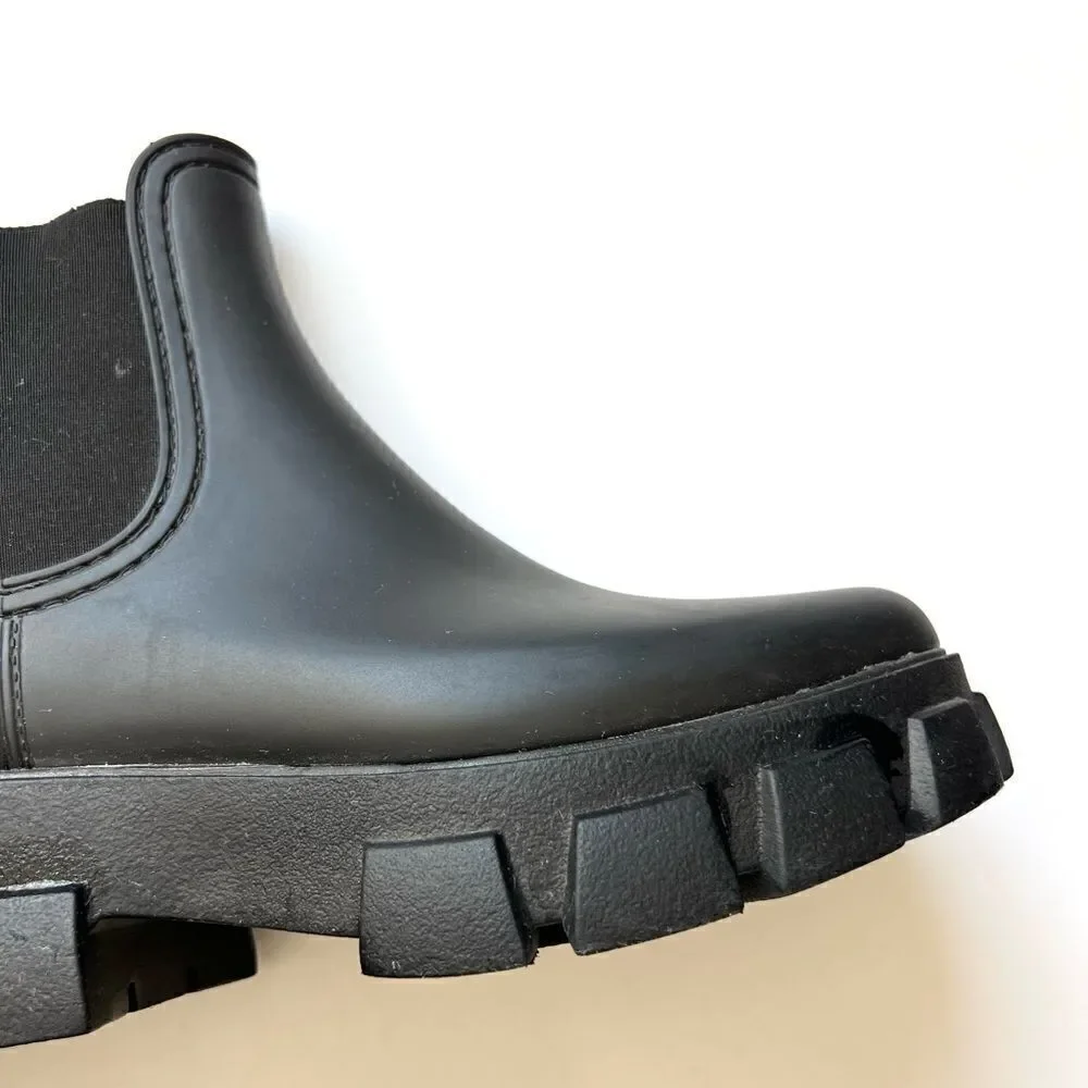 Jeffrey Campbell Chelsea Platform Lug Sole Rain Boots